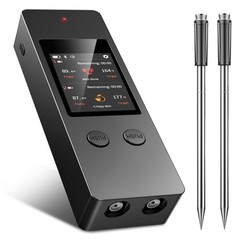 Bluetooth Wireless Meat Thermometer, Smart Digital Cooking Silver And Black