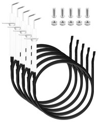 BBQ Igniter Kit Electrode Replacement Parts for Gas Grills – 5 Set with Wire & F