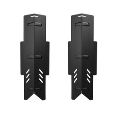 EasiBBQ Heat Plates Replacement for Dyna-Glo BBQ Grill 14.5″ x 5″, Black