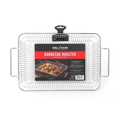New Grill Mark Steel Roasting Basket 16.7 in. L X 10.5 in. W 1 pk