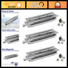 Stainless Steel BBQ Grill Burner Tube Replacement Parts – 3 Pack U-Tube for Gas