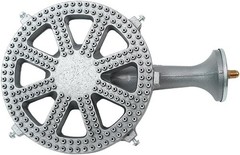 Cast Iron Propane Burner Head with Brass Fitting Orifice (SH16-DIY Burner)