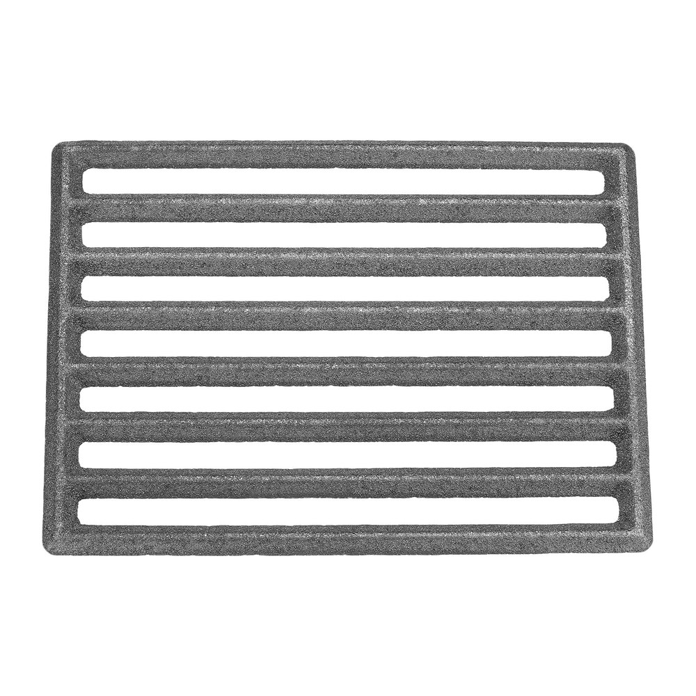 Cast Iron Fire Grate, 8.4″ Rectangle BBQ Grill Grate Replacement High Heat Ch…