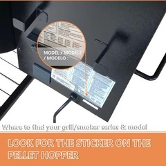 Flame Broiler Slide Cover and Bottom for Pit Boss Replacement Parts in Grey