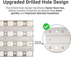 BBQ Tray for Lynx 42”-54” Grills w/ Ceramic Briquettes 19 1/4″ x 12 1/2″