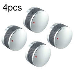 4xGas Grill Control Knobs Replacement Fits BBQ Gas Grills For Oven, Stove Round