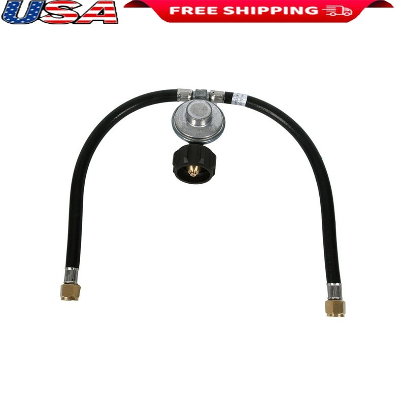 Dual Propane Split Hose Regulator 85000 BTU 25-250 PSI Compatible W/ Heaters New