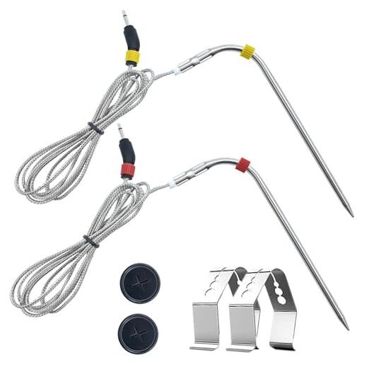 2-Packs iGrill Pro Meat Probe Replacement for Weber Grills,igrill, Connect Red