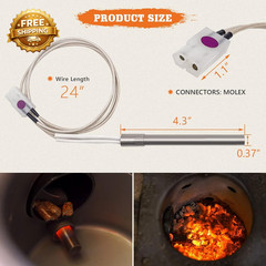 2 Pack Hot Rod Igniter Kit Replacement for Pit Boss Pellet Grill Igniter Rod Hea