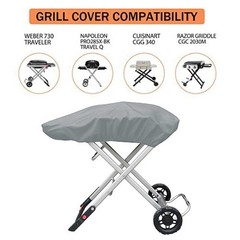Buckle and Strap Secured cover compatible with For Weber model 9010001