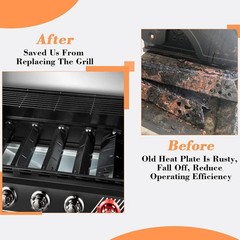 Porcelain Steel Grill Replacement Parts for Dyna-Glo DGH450CRP DGH353CRP 4 Pack