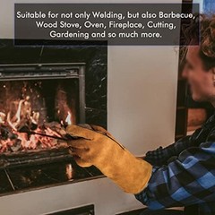 Long Fireproof Gloves for Comprehensive Protection During BBQ Activities