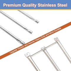 7506 Stainless Steel Burner Tube Set for Weber Genesis 1000 to 5500, Genesis Gol