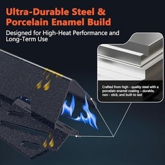 Flavorizer Bars & Heat Deflector Replacement for Genesis II 300 Grill Parts (5+3