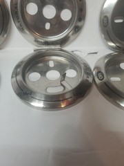 6 Barbecue BBQ Knob Bezels Kit • Charbroil Griddle & Burner Natural Gas