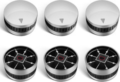 6 Pack Gas Grill Burner Knobs Replacement for Gas BBQ with D Shaped Valve Stem,