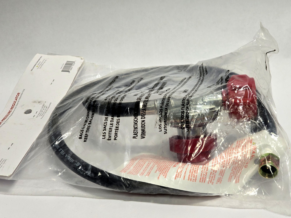 GASONE 2109-RED 4 ft HOSE HIGH PRESSURE 0-20 PSI ADJUSTABLE DIAL
