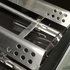 Grill Replacements Parts for Charbroil 2 Burner Crossover Tubes Heat Plates Kit