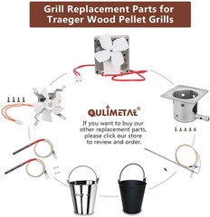Fire Burn Pot Stainless Steel Replacement for Traeger Pit Boss Pellet Grills