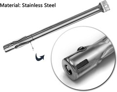 15 3/8″ Stainless Steel Tube Burner 4-Pack for Kenmore & Outdoor Gourmet Grills