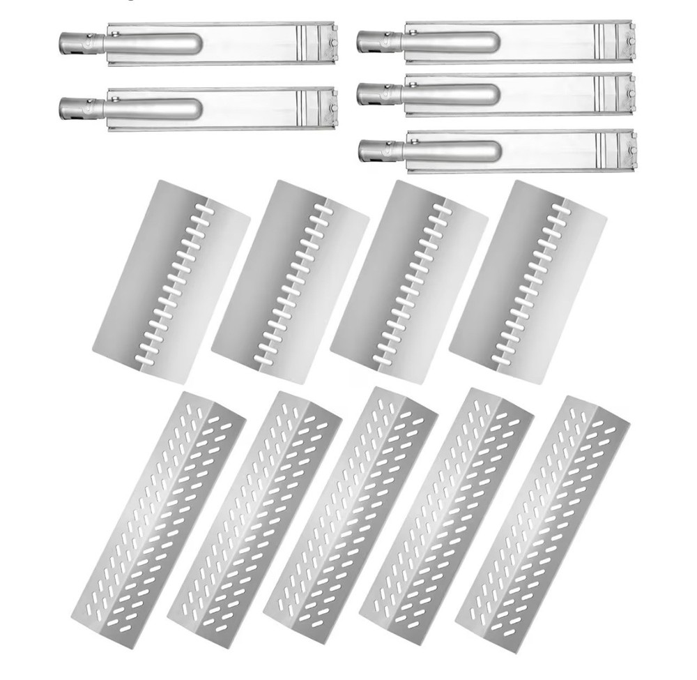 Dictirdy Grill Replacement Parts Cast Stainless Steel 5 pcs 16631 Flavorizer Bar