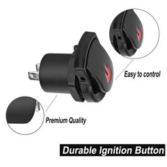 BBQ Future Electronic Ignition Button, Grill black
