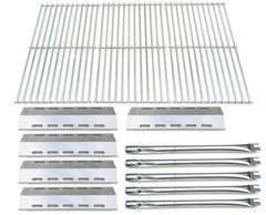 DG210 Gas Grill Parts Kit for Ducane, Stainless Steel Burners, Heat Plates, Grid