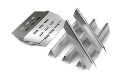 QuliMetal SUS304 17.5″ Flavorizer Bars and Heat Deflectors for Weber Genesis …