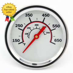 1.85″ Lid Grill Thermometer for Char Broil Gas Grills Stainless Steel G432