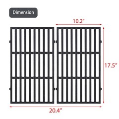 7637 Grill Grates Spirit 200 Series Replacement Parts for Weber Spirit E-210 …