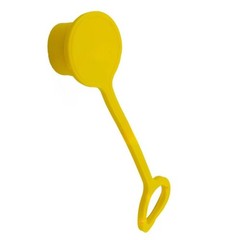 Yellow 1/4 Inch Quick Connect Dust Cap – For General Purpose Use 12 or 2