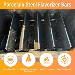 Flavorizer Bars & Burner Tubes for Weber Spirit 300 Series – 15.3″ Heat Plates