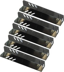 5 Pack Porcelain Steel Heat Plates Replacement For Uniflame Gas Grills