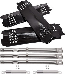 Grill Replacement Parts for Charbroil Gas2Coal 3 Burner BBQ Tubes Heat Plates