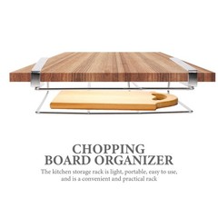 Housoutil Hanging Cutting Board Stand, Stainless Steel Chopping Board Rack, O…