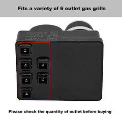 DHL-128-6Q Pulse Igniter Electrode Ignitor Wire Kit 6 Outlet Gas Grill Ignite…