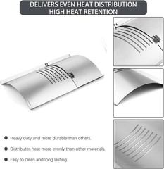 Upgraded Flame Broiler Kit PB820PS1 Grill Replacement Parts Pit Boss 820 Series