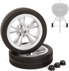 Replacement Wheels Compatible with Weber Kettle Grills – 6-inch Replacement…