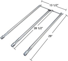 Hongso Stainless Steel Flavorizer Burner Tube Kit Replacement for Weber Genesis