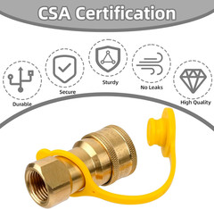 1/2 Natural Gas Quick Connect, Natural Gas Quick Connect Fittings for LP/NG Appl