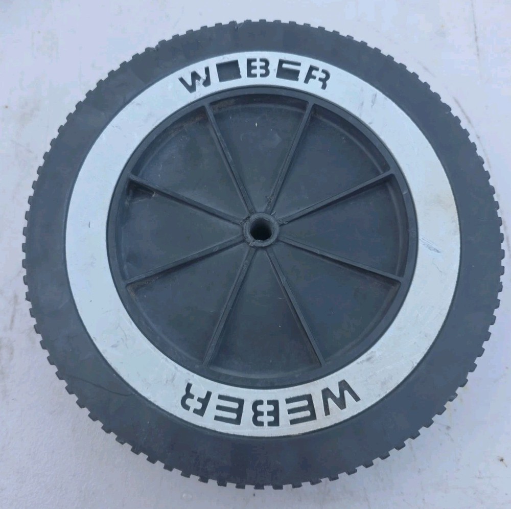 2000 -2001 Weber Silver Gas Grill – Right Hand Large 8″ Wheel #3
