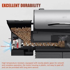 High-Temperature Resistant 2.0 RPM Auger Motor for Long-Lasting BBQ Performance