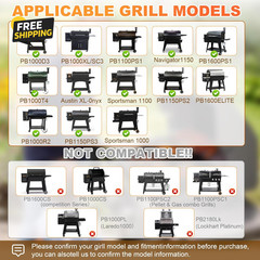 Flame Broiler Kit for Pit Boss Pellet Grill PB1150 PB1100 PB1000 PB1600