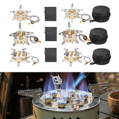 Lightweight Foldable Camping Stove 12500W Compatible with Cookware 9cm-50cm