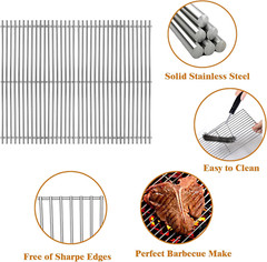 19.5″ Grill Grates Replacement For Weber Genesis 300 E310 E320 E330 S310 S320