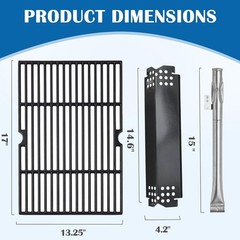 Nexgrill Replacement Parts Kit 720-0888N – Grates, Burners & Heat Plates