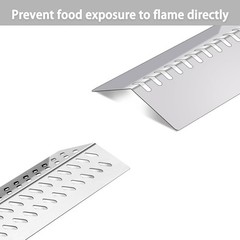 Flame Tamer Heat Plates Burner Grill Replacement for Bull/Cal Flame/Lion Premium