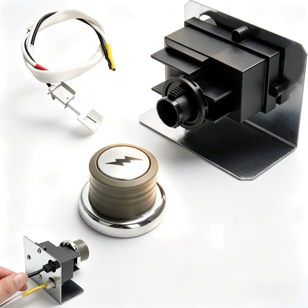 67847 Grill Igniter Kit for Weber Genesis 300 Series Grills (with Side Contro…