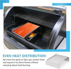 Stainless Steel Grill Heat Baffle Diffuser Replacement for Pit Boss 700 820 850