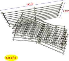 Solid Stainless Grill Cooking Grates Replacement Parts for 16517 Bull BBQ Angus